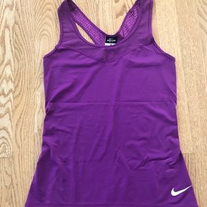 Nike Pro Magenta Racerback Tank Size S